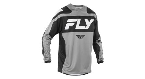 Maillot manches longues fly racing f-16 gris/noir/blanc