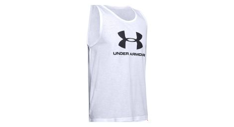 Canotta sportiva con logo Under Armour Sportsyle Mens bianca