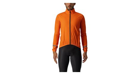 Veste imperméable castelli emergency 2 rain orange