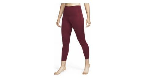 Nike dri-fit yoga 7/8 mallas rojo mujer
