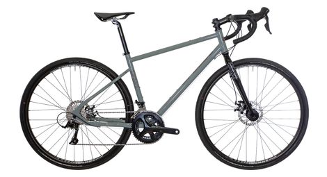 Gravel bike fluide shimano sora 9v grau / schwarz 2023