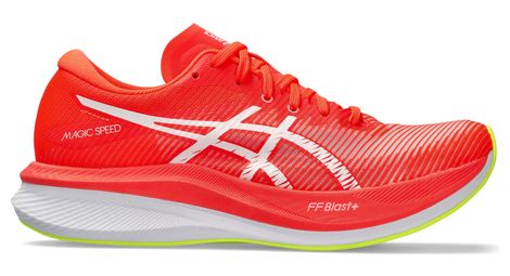 Scarpe da corsa asics magic speed 3 red white