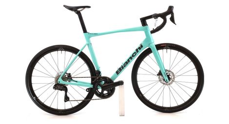 Produit reconditionné · Bianchi Specialissima Comp Di2 12V · Bleu / Vélo de route | Très bon état