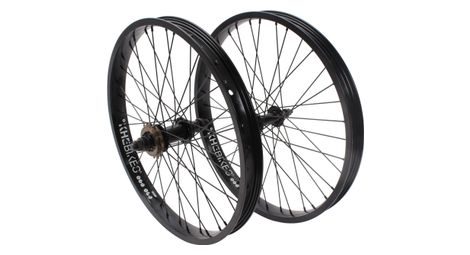 Paire de roues BMX KHE PRISM 20 pouces noir