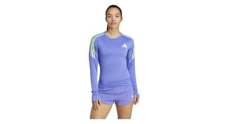 Adidas adizero promo langarmshirt blau/grün damen