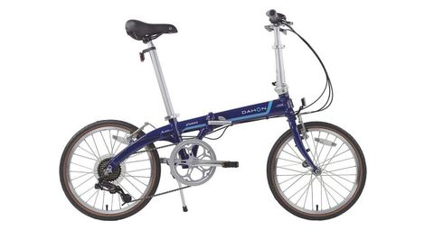 Vélo pliant dahon piazza d8 panaché 8v bleu 2022