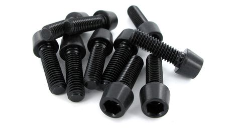 Msc kit 10 vis alu m6 x 20 mm 7075t6 noir