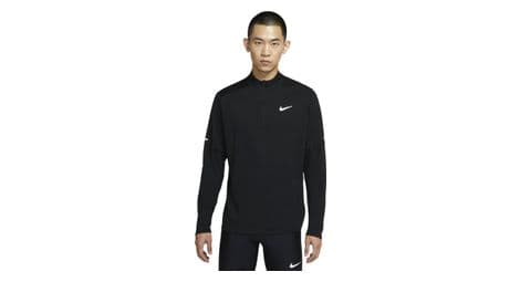 Nike dri-fit element long sleeve 1/2 zip top black