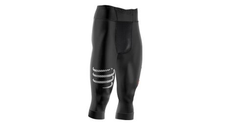 Collant 3/4 COMPRESSPORT PIRATE Noir