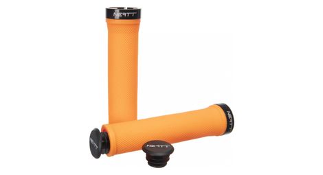 Paire de grips neatt one lock orange neon