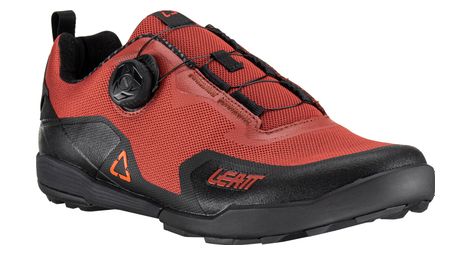 Zapatillas leatt 6.0 clip lava rojo