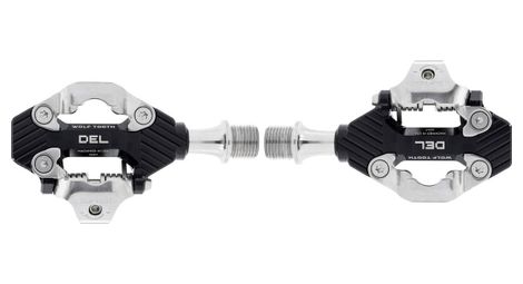Paire de Pédales Automatiques Wolft Tooth DEL Gravel Clipless Pedal Noir