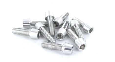 Msc kit 10 vis alu m6 x 20 mm 7075t6 argent