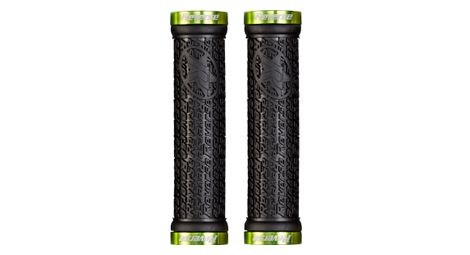 Reverse paire de grips stamp  noir vert