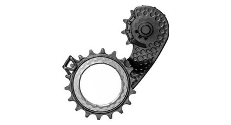 Massetto a gabbia cava absoluteblack per ultegra / dura ace 11 s grey