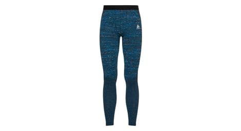 Collant long odlo blackcomb eco bleu