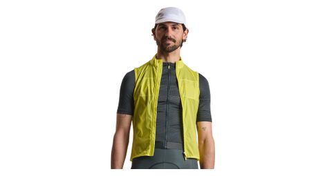 Chaleco cortavientos Rapha Brevet III amarillo para hombre
