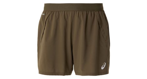 Asics korte broek 5in khaki heren
