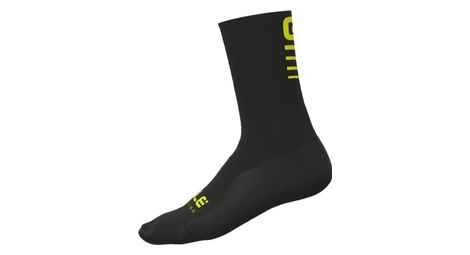 Chaussettes unisexe ale strada 2 0 noir jaune fluo