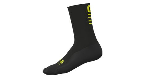 Alé strada 2.0 calzini unisex nero/giallo fluorescente