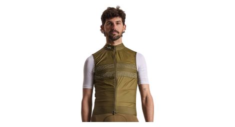 Chaleco cortavientos Rapha Brevet III verde para hombre