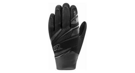Niños guantes guantes racer malla lycra light speed 3 negro