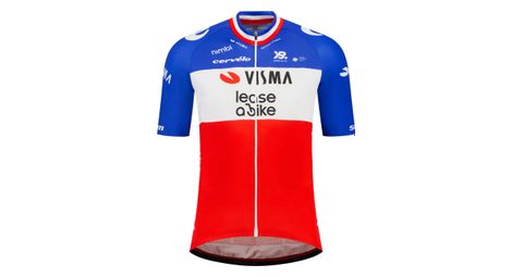 Maillot de manga corta del equipo Visma, campeón de Francia | Lease a Bike Tricolore 2026 para hombre