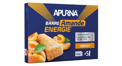 Apurna albicocca energy bar / almond caso 5x25g