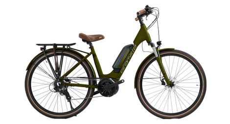 Granville e-urban 30 unisex electric city bike shimano tourney/altus 7s 400 wh 26'' army green matt 2023 s / 155-170 cm