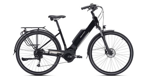 Bicicleta de exhibición - sunn urb rise shimano altus 9v 400 wh 650b bicicleta eléctrica de ciudad negra l / 175-190 cm
