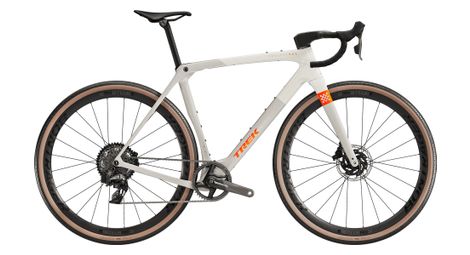 Vélo de gravel trek checkmate slr 7 sram force xplr axs 12v 700 mm blanc 2025