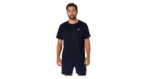 Maglia a maniche corte asics core run blu uomo