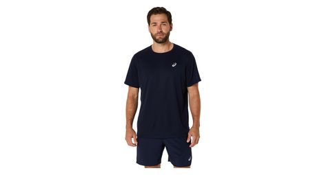 asics core run blue homme short sleeve jersey