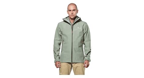 Giacca impermeabile Salewa Puez Gore-Tex 3L verde da uomo