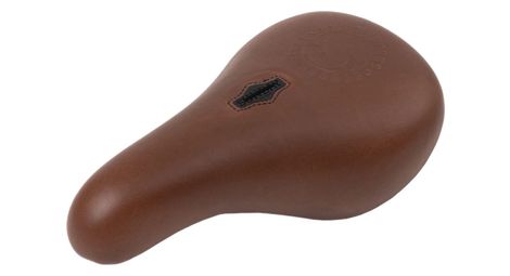 Selle bmx pivotal sunday badge perforé marron