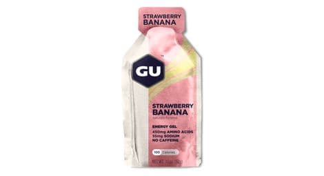 Gu energy gel strawberry banana gusto