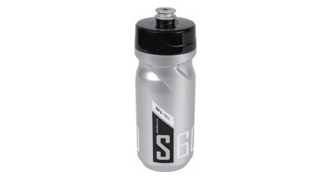 Bidon polisport s600 argent/noir/blanc bouchon à visser 600ml