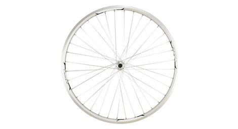 Roue vtt 26 av blocage jante argent mach1 combo moy shimano tx500 v brake