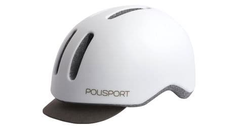 Polisport casque vélo commuter - blanc/gris