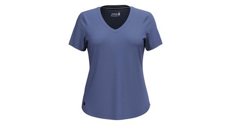 Damen Active Ultralite V Neck Technisches T Shirt Blau