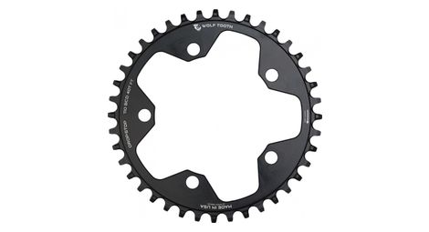 Plato wolf tooth 110 bcd gravel / cx / carretera drop-stop b negro