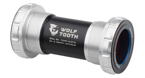 Boîtier de Pédalier Wolf Tooth BSA DUB 68/73mm Argent