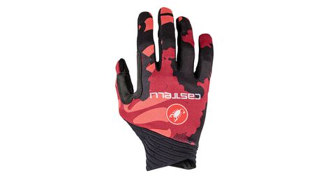 Paire de gants castelli cw 6 1 cross rouge noir