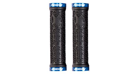 Reverse paire de grips stamp noir bleu