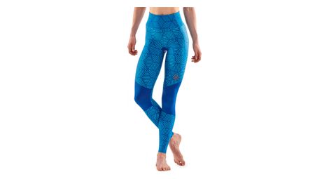 Legging femme skins series 5 skyscraper bleu