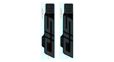 RockShox SID Select+ 29'' Decal Kit Grey Black