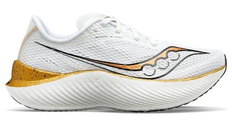 Chaussures de running saucony endorphin pro 3 blanc or