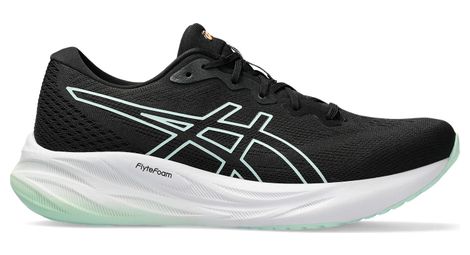 Damen laufschuhe asics gel pulse 15 schwarz grün 41.1/2