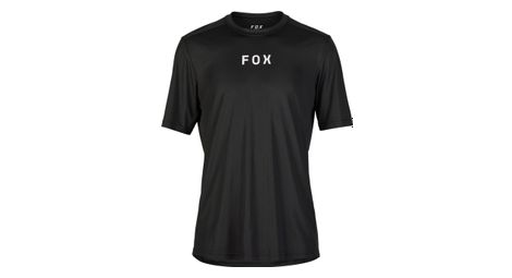 Maillot de manga corta fox ranger moth negro