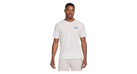 Nike trail solar chase short sleeve shirt white men's m